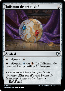 Talisman de créativité