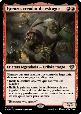 Grenzo, creador de estragos