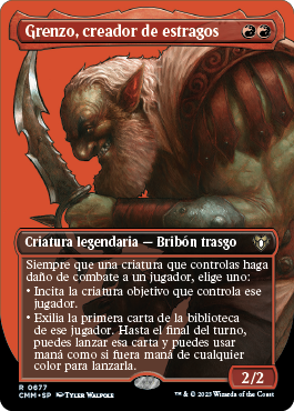 Grenzo, creador de estragos