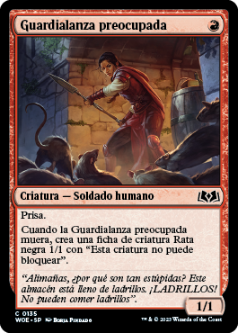 Guardialanza preocupada