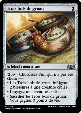 Trois bols de gruau