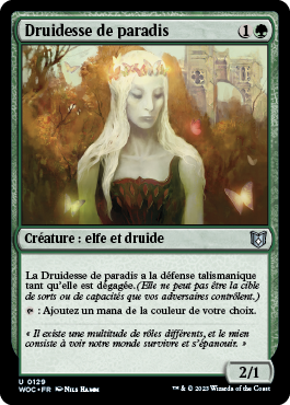 Druidesse de paradis