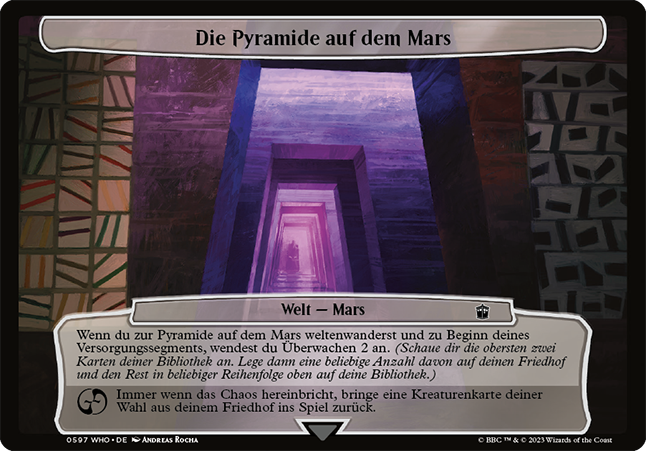 Die Pyramide auf dem Mars