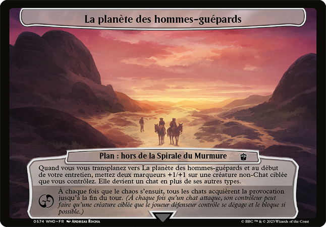 La planète des hommes-guépards