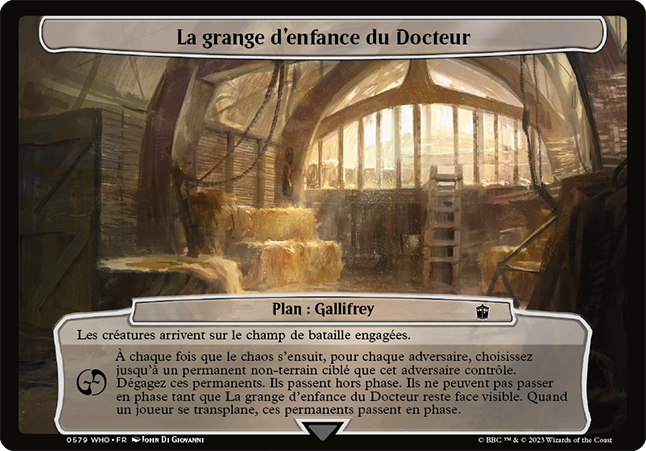 La grange d'enfance du Docteur