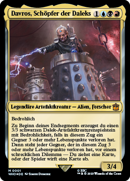 Davros, Schöpfer der Daleks