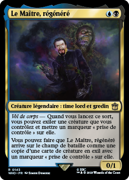 Le Maître, régénéré