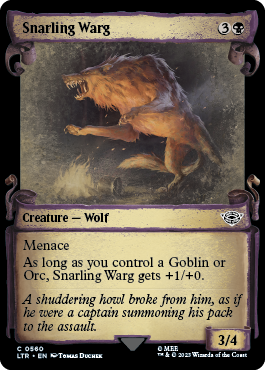 Snarling Warg