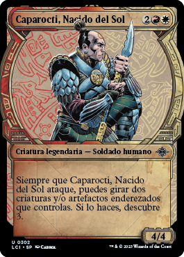 Caparocti, Nacido del Sol