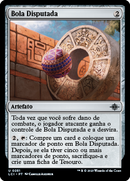 Bola de Jogo Disputada