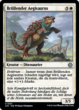 Brüllender Aegisaurus