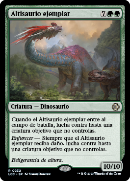 Altisaurio ejemplar