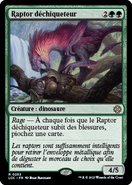 Raptor déchiqueteur