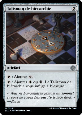 Talisman de hiérarchie