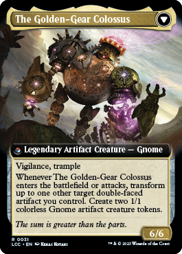 The Golden-Gear Colossus (The Lost Caverns of Ixalan Commander