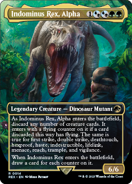 Indominus Rex, Alpha (Jurassic World Collection Cards) - Gatherer - Magic:  The Gathering
