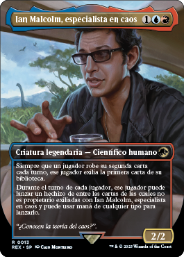 Ian Malcolm, especialista en caos