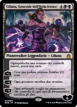 Liliana, Generale dell'Orda Atroce