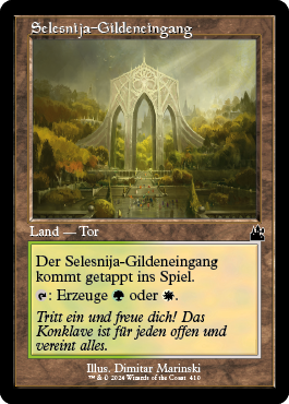 Selesnija-Gildeneingang