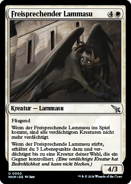 Freisprechender Lammasu