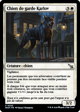 Chien de garde Karlov