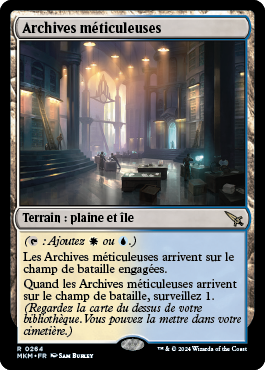 Archives méticuleuses