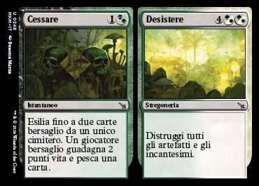 Cessare // Desistere