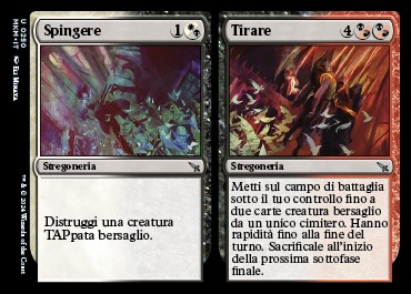 Spingere // Tirare