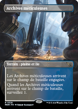 Archives méticuleuses