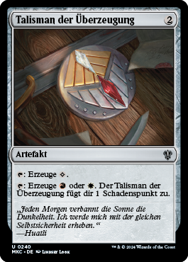 Talisman der Überzeugung