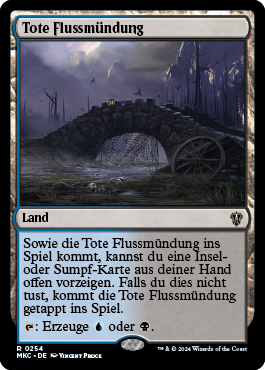 Tote Flussmündung