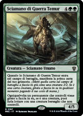 Sciamano di Guerra Temur