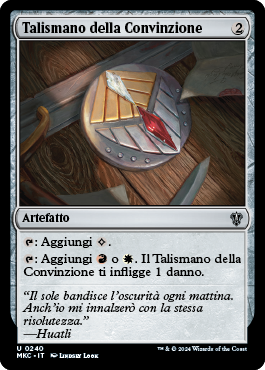 Talismano della Convinzione