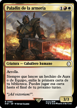 Paladín de la armería