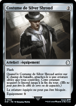 Costume de Silver Shroud