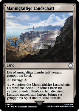 Mannigfaltige Landschaft