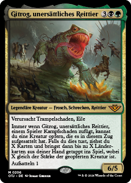 Gitrog, unersättliches Reittier