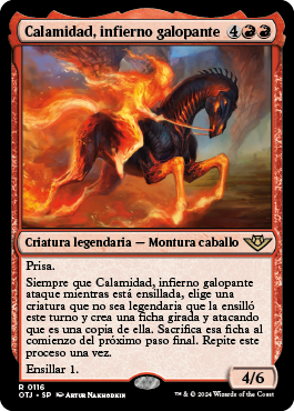 Calamidad, infierno galopante