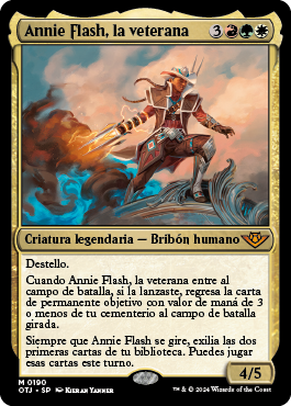 Annie Flash, la veterana