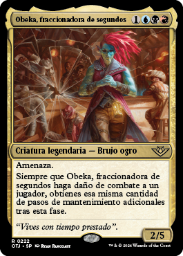 Obeka, fraccionadora de segundos