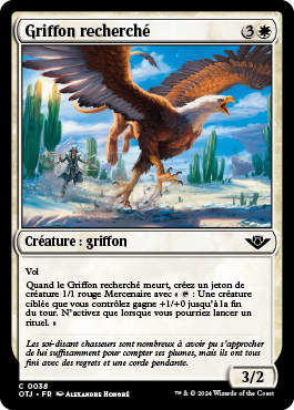 Griffon recherché