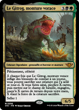 Le Gitrog, monture vorace