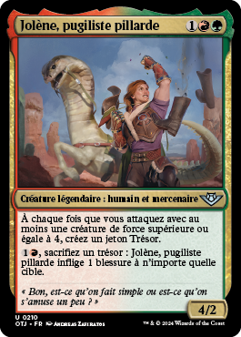 Jolène, pugiliste pillarde