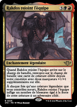 Rakdos rejoint l'équipe