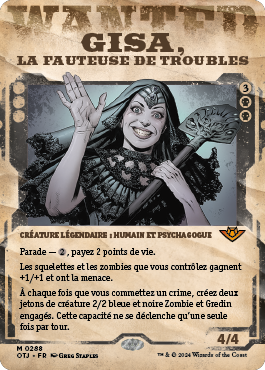 Gisa, la fauteuse de troubles