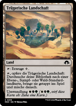 Trügerische Landschaft