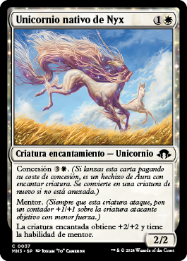 Unicornio nativo de Nyx