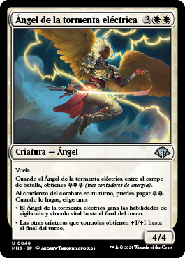 Ángel de la tormenta eléctrica