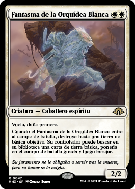 Fantasma de la Orquídea Blanca