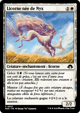 Licorne née de Nyx